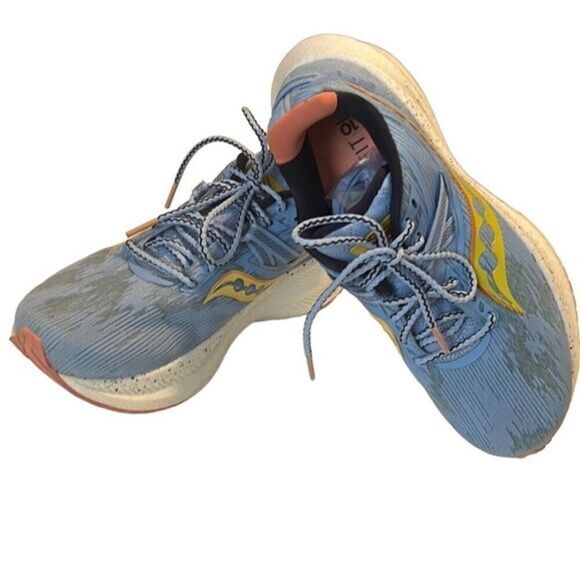 Saucony Shoes - Saucony Triumph 20 PWRRUN‎ Blue Cushioned Sneakers Women’s Size 7.5